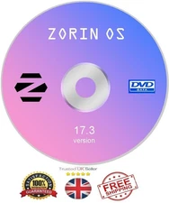 ZORIN OS 17.3 Desktop 64bit Live Bootable DVD Rom Linux Operating System UK Sale