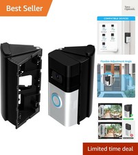 Adjustable 30 to 60 Degree Ring Doorbell Angle Mount for Doorbell 4/3/3 Plus/...