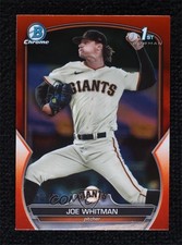 2023 Bowman Draft Chrome Orange Refractor 11/25 Joe Whitman #BDC-98 0a8d