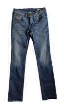 Jeans Diesel Industry Ronhoir donna W27xL34 gamba dritta blu denim basso 0466