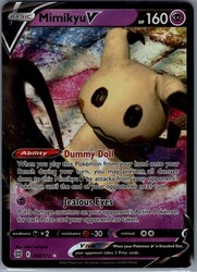 Mimikyu V 068/172 Brilliant Stars Ultra Rare Holo