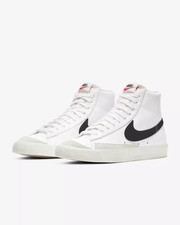 NIKE BLAZER mid 77 BQ6806-100 Sneaker White/Black basketball Hightop NEW pick sz