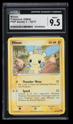 Minun graded CGC 9.5 for sale on eBay