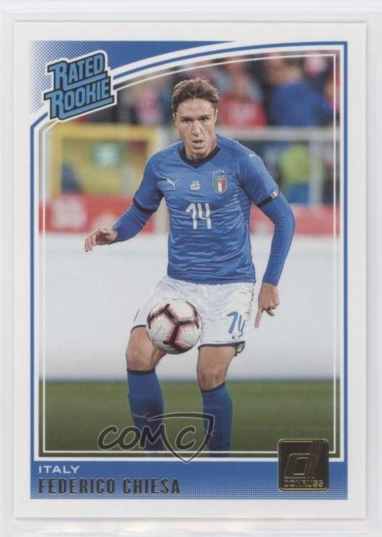 2018-19 Panini Donruss Rated Rookie Federico Chiesa #192 Rookie RC 12g7