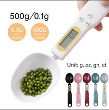Digital Measuring Spoon Scale 500g/0.1g LCD Display Kitchen Food Weight Tool