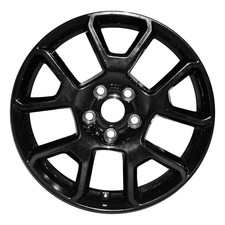 09257 Reconditioned OEM 17x7 Aluminum Wheel Painted Gloss Black
