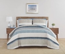 QUILT Set Cotton Reversible Bedding Matching Shams Home Decor For All KING 0953