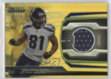 2013 Bowman Relic Gold 19/50 Golden Tate #BR-GT g4k