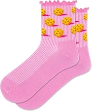 Hot Sox Women Lettuce Edge Pickleball Crew Sock HSW70079
