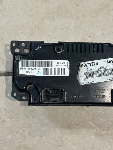 05-07 CHRYSLER 300 DODGE MAGNUM AC HEATER CONTROL CLIMATE TEMPERATURE CONTROL - Picture 5 of 6