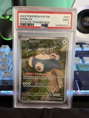 2023 Pokemon SVP EN Black Star Promo 151 ETB Snorlax #051 - PSA 9