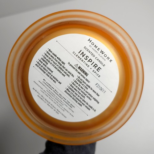 HomeWorx di Harry Slatkin 14 oz candela in vetro per aromaterapia INSPIRE - Foto 5 di 8