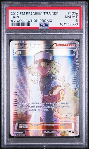 2017 Pokemon XY Fates Collide Premium Trainer Collection N #105A PSA 8 NM-MT