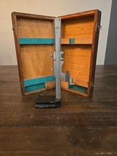 Mitutoyo 6 inch height gage with fitted Wooden Case