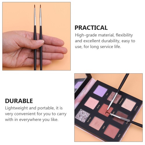 2 Sets Concealer Pinsel Reisen Make -up -Vorräte Kreativer Eyeliner - Bild 9 von 12