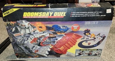 Tyco 2 440x2 Doomsday Duel Slot Cars  New Open Box Sealed Bags Vintage 1998