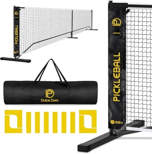 Портативная уличная сетка для пиклбола DULCE DOM с набором для разметки корта