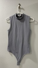 Abercrombie Fitch Soft A F Collection Bodysuit Women s Medium in Gray