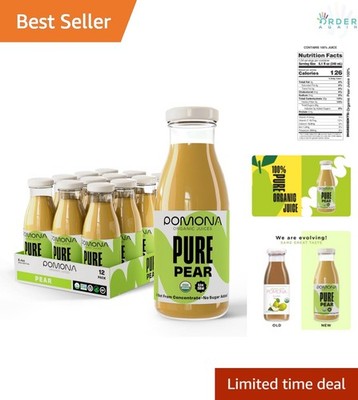 Organic Pear Juice 8.4oz Cold-Pressed No Added Sugar  Kosher