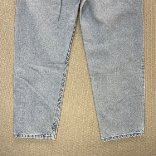 Jeans vintage Levis 550 uomo 36x30 vestibilità rilassata gamba dritta Y2K 00s invecchiato - Foto 13 di 18