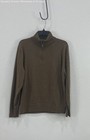 Men's J. Crew Brown 1/4 Zip Pullover Sweater Size L — photo 1