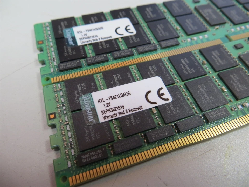 Lote de 2 Kingston KTL-TS421LQ/32G 32GB DDR4 2133MT 1.2v ECC Servidor RAM  Foto 3 de 4