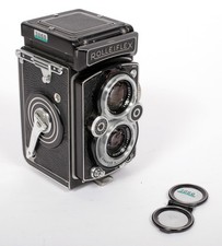 Rolleiflex 6X6 TLR 3.5 B Medium format film camera w/ Xenar 75mm F3.5 FULL CLA