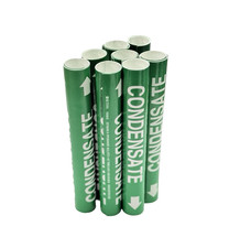 Lot Of 8, Seton Condensate Drain Setmark Pipemarker 8LG,12SM 1-1/2" Thru 2-3/8"