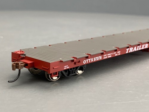 Tren remolque plano HO Athearn RTR ATH92692 60’ #97076 ¡NUEVO EN CAJA! HO7981 | Zustand: New