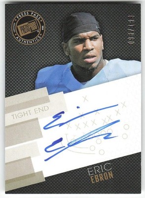 2014 Press Pass #PPS-EE Eric Ebron FOOTBALL North Carolina Tar Heels