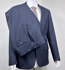 Ring Jacket 2 Pc Suit Navy Wool High Twist 50it 40us L 33x36 Armoury Nwot