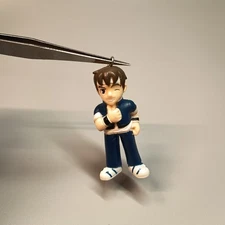 SNK King of Fighters KOF KYO KUSANAGI 2.5" Figure KEYCHAIN 1997 Vintage Toy