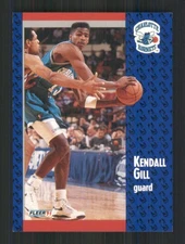 1991-92 Fleer #20 Kendall Gill Charlotte Hornets 43533