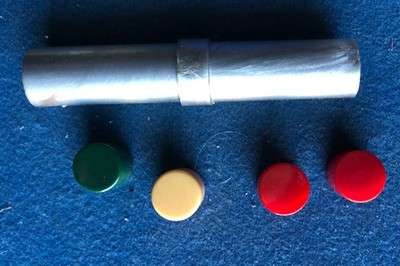 Vintage magic Trick Wonder Blocks E-Z Magic or D. Robbins Bakelite Blocks 1950s