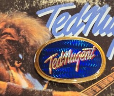 Ted Nugent Pacifica Vintage Prism Belt Buckle 1977 EXCELLENT CONDITION