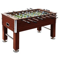 Design Tischkicker Kickertisch Mit Balleinwurf Aus Stahl 140x74,5x87,5 Cm