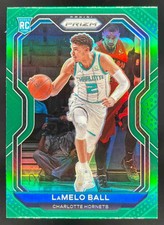 2020-21 Panini Prizm Green Prizms #278 LaMelo Ball RC