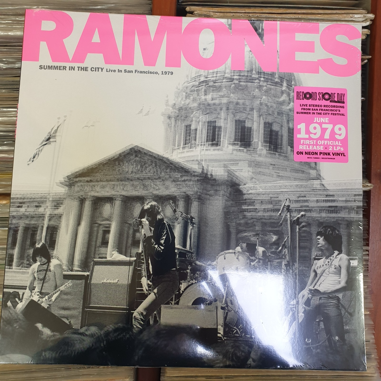 Default Constructor Rosa Summer In The City Live - 2 Vinilos - The Ramones - Imagen 2