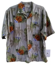 Islander Men's Shirt Cotton Beach Sea Vacation Hawaii Size Large