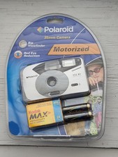 NEW Polaroid Motorized 35mm Flash Camera, Includes Film  Batteries 252-BV NIP 1