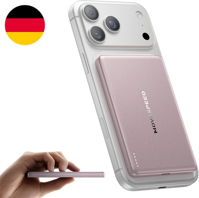 MOVE SPEED Magsafe Power Bank Magsafe Powerbank Slim 5000Mah Magnetische Power B