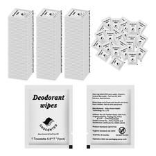 Travel Deodorant Wipes Individually Wrapped,Body Wipes to Clean Skin for Wome...