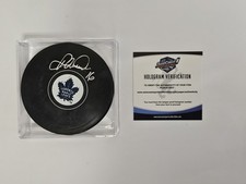 Darcy Tucker Autographed Toronto Maple Leafs Hockey Puck W/COA