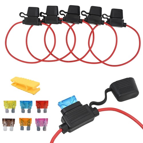 Automotive Electrical Protection 16AWG Waterproof Fuse Holder with Wires - Picture 4 of 12