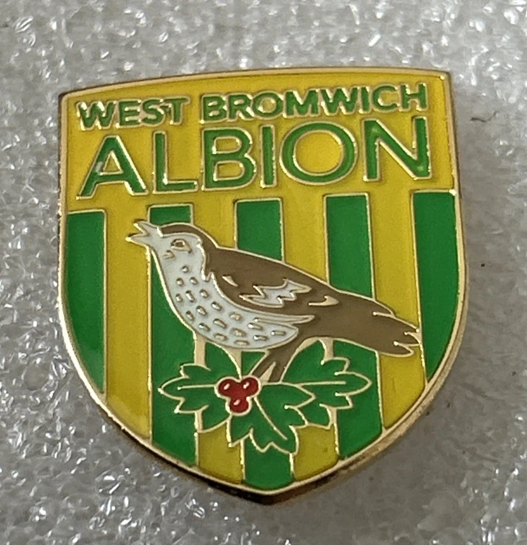 Badge épingle West Bromwich Albion AEW émaillé Vintage - Souvenir Football UK | Occasion