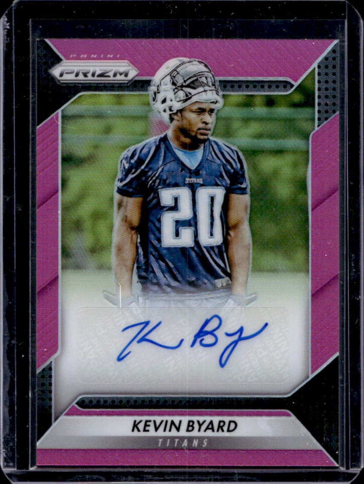 Kevin Byard Panini Prizm Rookie Autograph Prizm #RAKBY Rookie Auto.Prizm-Pink
