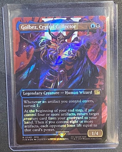 MTG English Golbez, Crystal Collector (Borderless) (Surge Foil) NM Foil