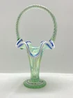 Fenton Glass Legacy Collection 95th Anniversary Basket Signed Bill Fenton 10"