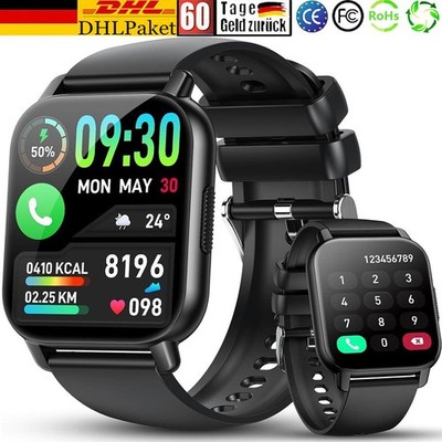 Sport Bluetooth Smartwatch Armband Blutdruck Herren Damen Fitness Tracker Uhr DE