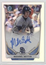 2014 Bowman Draft Chrome Pick Refractor Michael Gettys #BCA-MG Auto 0x1